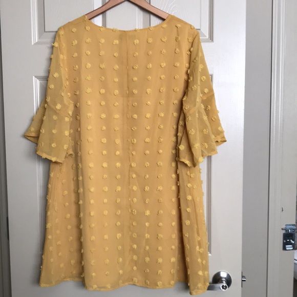 Yellow mini tent dress Size XL . NWOT - Picture 7 of 8